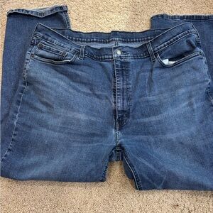 Levi's Men's Straight Fit Blue Jeans